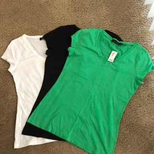 The Limited basic tees set of 3 small NWT